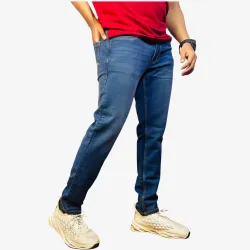 Men's Light Blue Slim Fit Stretch Denim Jeans